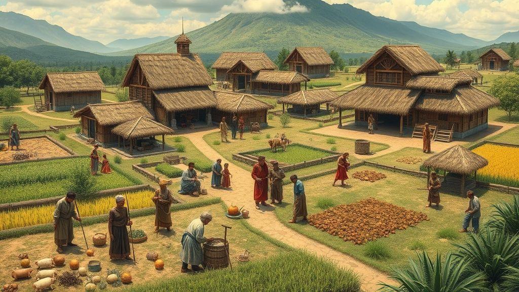  A influência da agricultura na organização social e nas aldeias