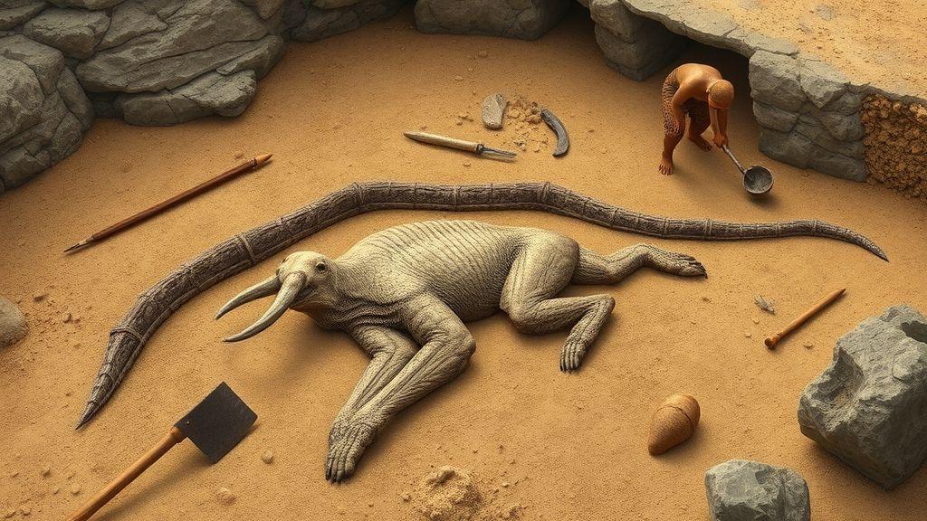  A presença de fósseis de preguiça-gigante e sua relação com os humanos