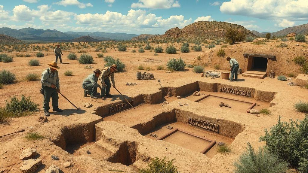  As primeiras escavações e pesquisas realizadas na região