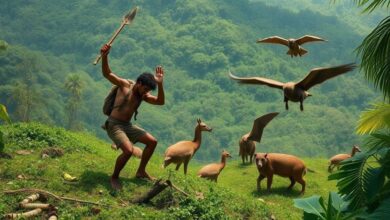 Caça na Pré-História do Brasil: Técnicas, Animais e Estratégias de Sobrevivência