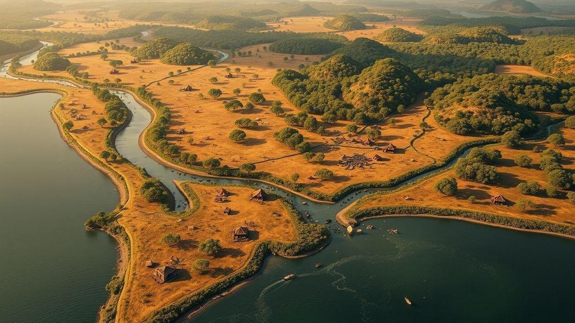  Como as mudanças climáticas influenciaram os modos de vida dos caçadores-coletores