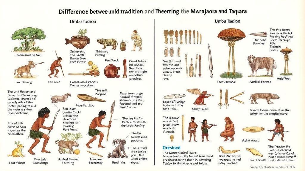  Diferenças e semelhanças com outras tradições pré-históricas brasileiras