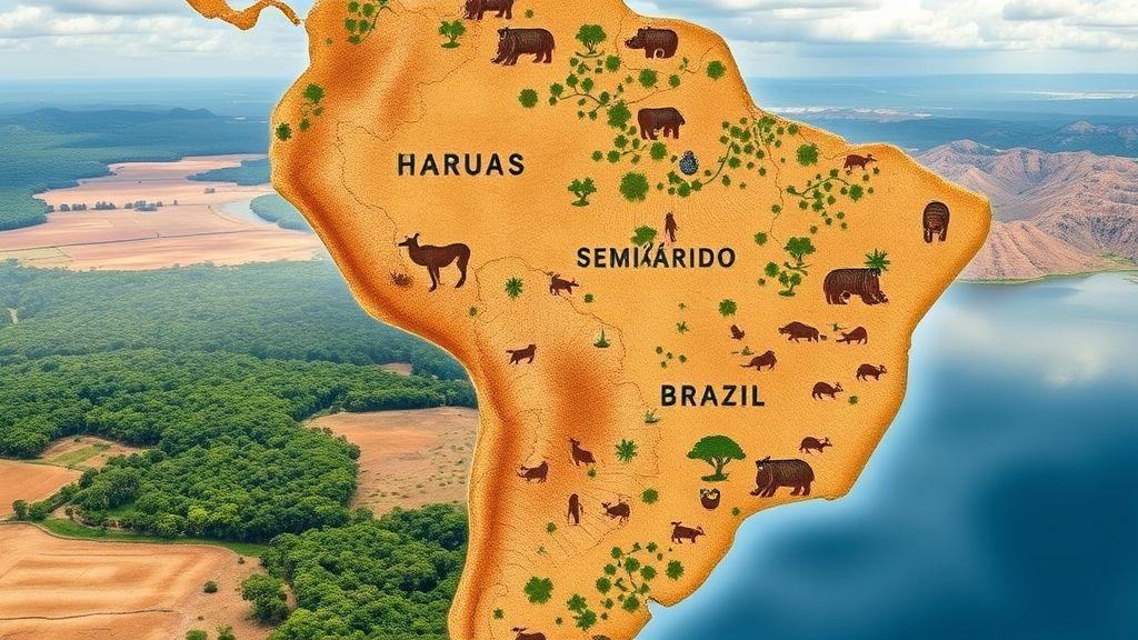  Distribuição geográfica das aldeias no Cerrado e no Semiárido