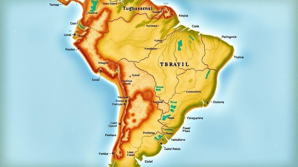  Distribuição geográfica: litoral, planalto e interior do Brasil