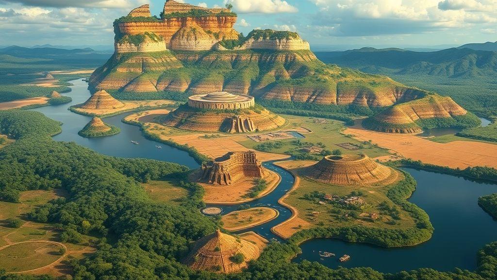  Distribuição geográfica no Planalto Central brasileiro