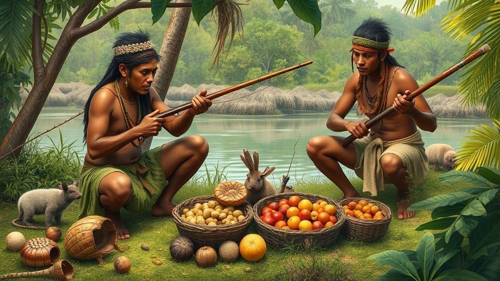  Evidências de caça e dieta alimentar dos povos Umbu