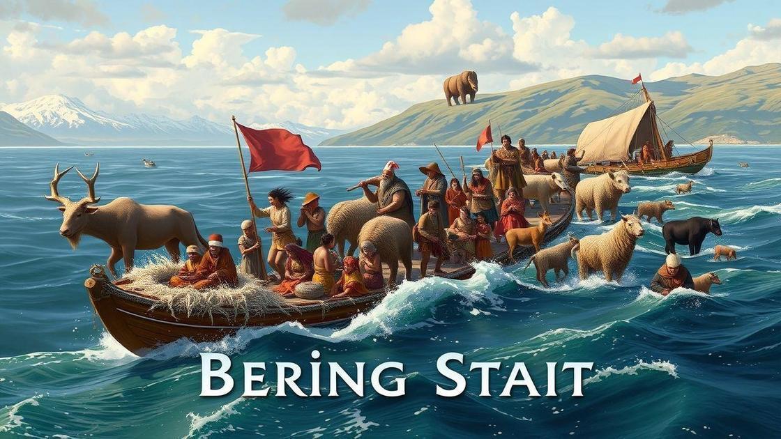  Evidências genéticas da migração pelo Estreito de Bering