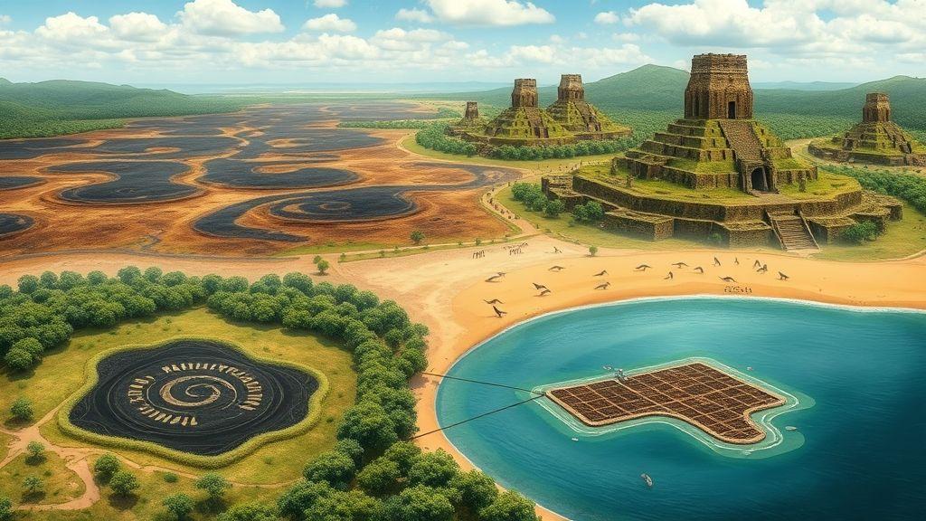  Exemplos arqueológicos de paisagens antrópicas no Brasil