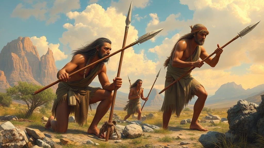  Ferramentas líticas e armas na atividade de caça