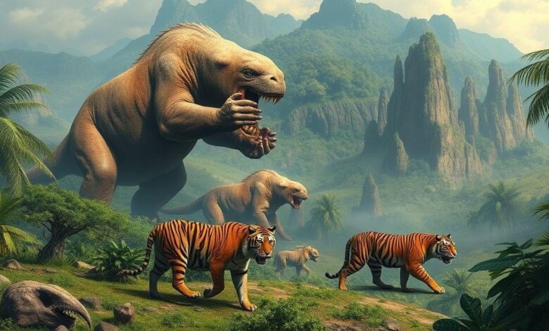 Megafauna e humanos no Brasil: coexistência e extinções