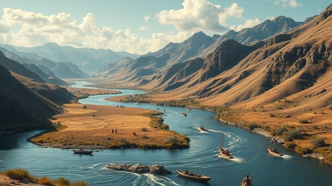  Migração pelo interior do continente: vales, rios e cordilheiras