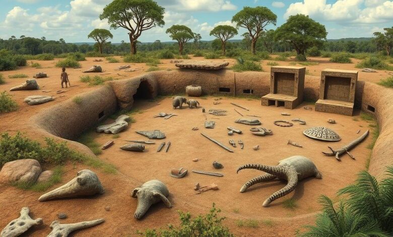 Santa Elina (MT) e a Ocupação do Centro-Oeste: Vestígios Humanos e a Convivência com a Megafauna