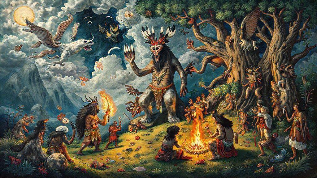  Seres míticos, heróis culturais e narrativas de criação