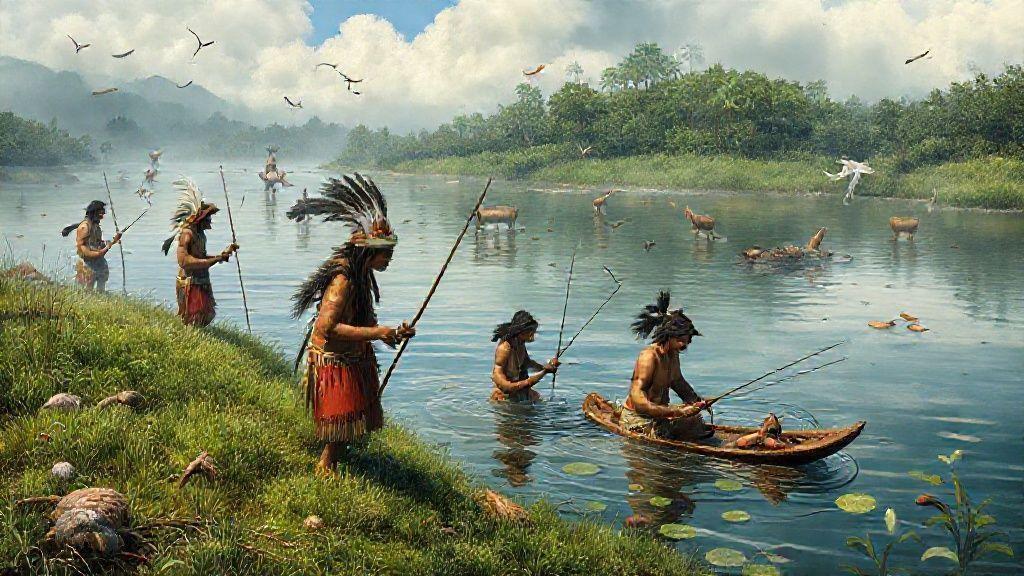  A caça e a pesca como base de subsistência em diferentes biomas