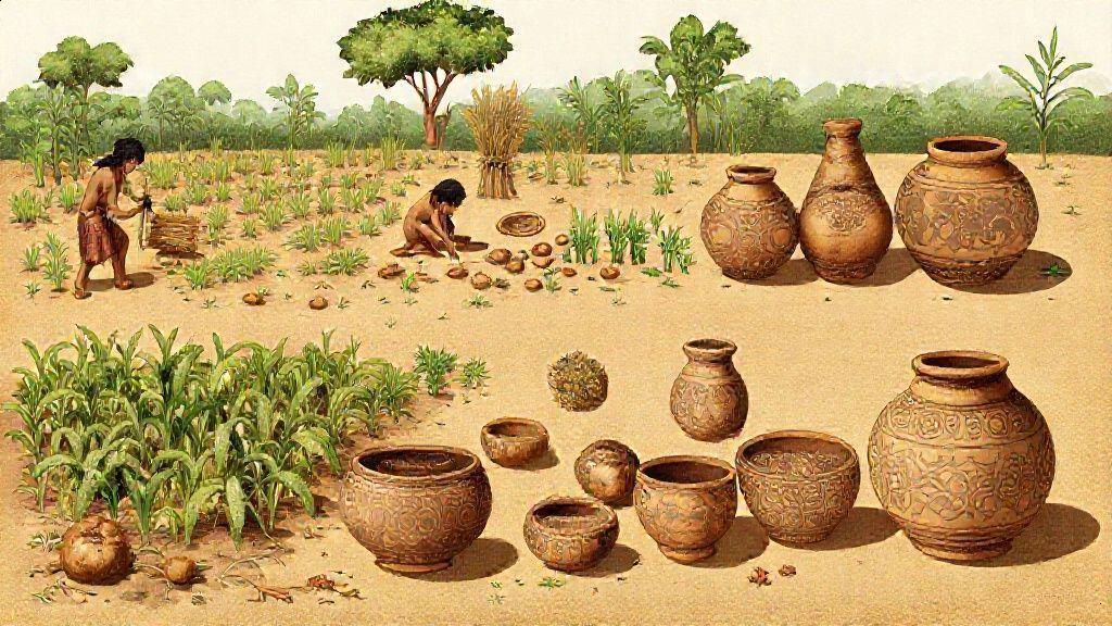  A origem da agricultura e da cerâmica entre os povos pré-coloniais