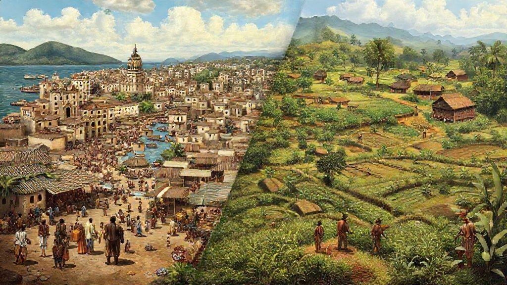  A vida urbana e rural no período colonial