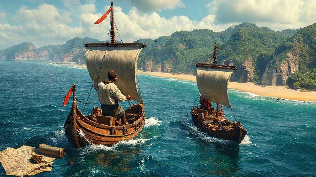  As viagens de reconhecimento comandadas por Gaspar de Lemos e Américo Vespúcio