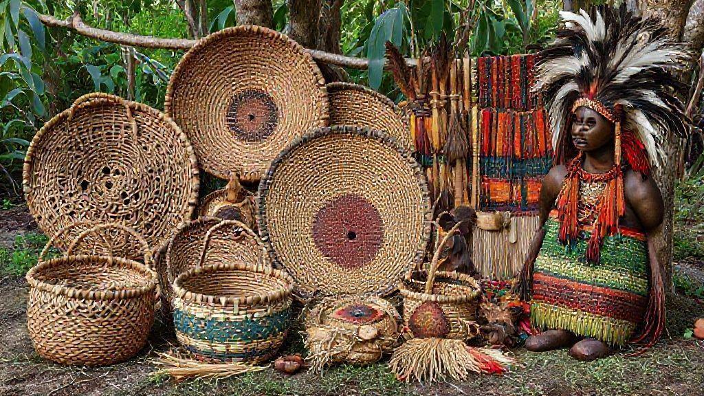  Cestaria, tecelagem e arte plumária: beleza e função