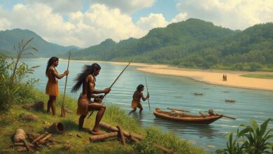 Economia indígena em 1500: caça, coleta e agricultura