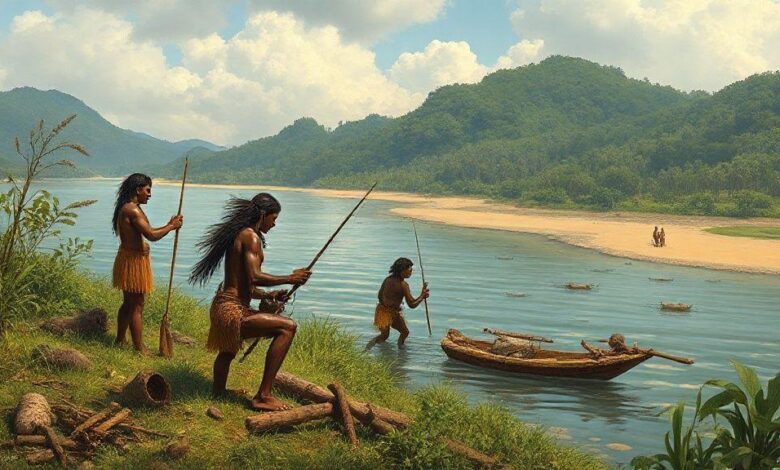 Economia indígena em 1500: caça, coleta e agricultura