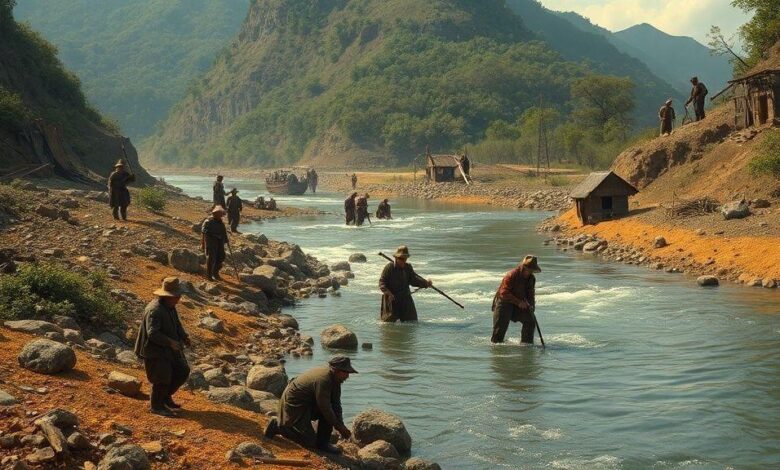 A mineração e o ciclo do ouro no século XVIII