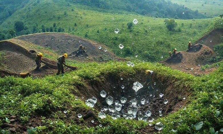 O ciclo do diamante em Minas Gerais