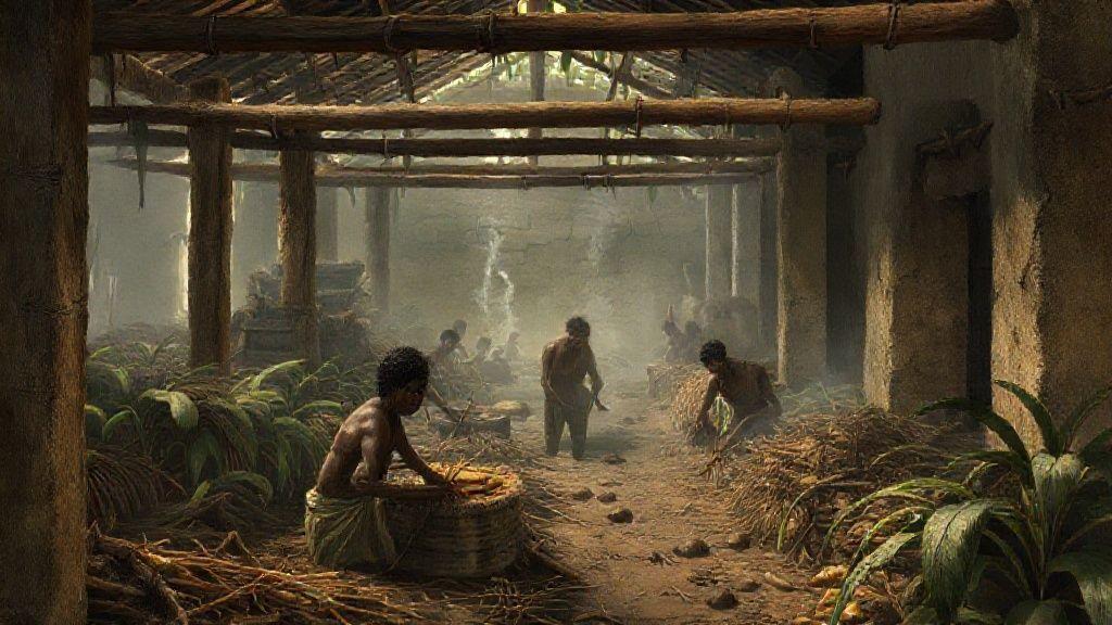 O papel da escravidão na produção de açúcar